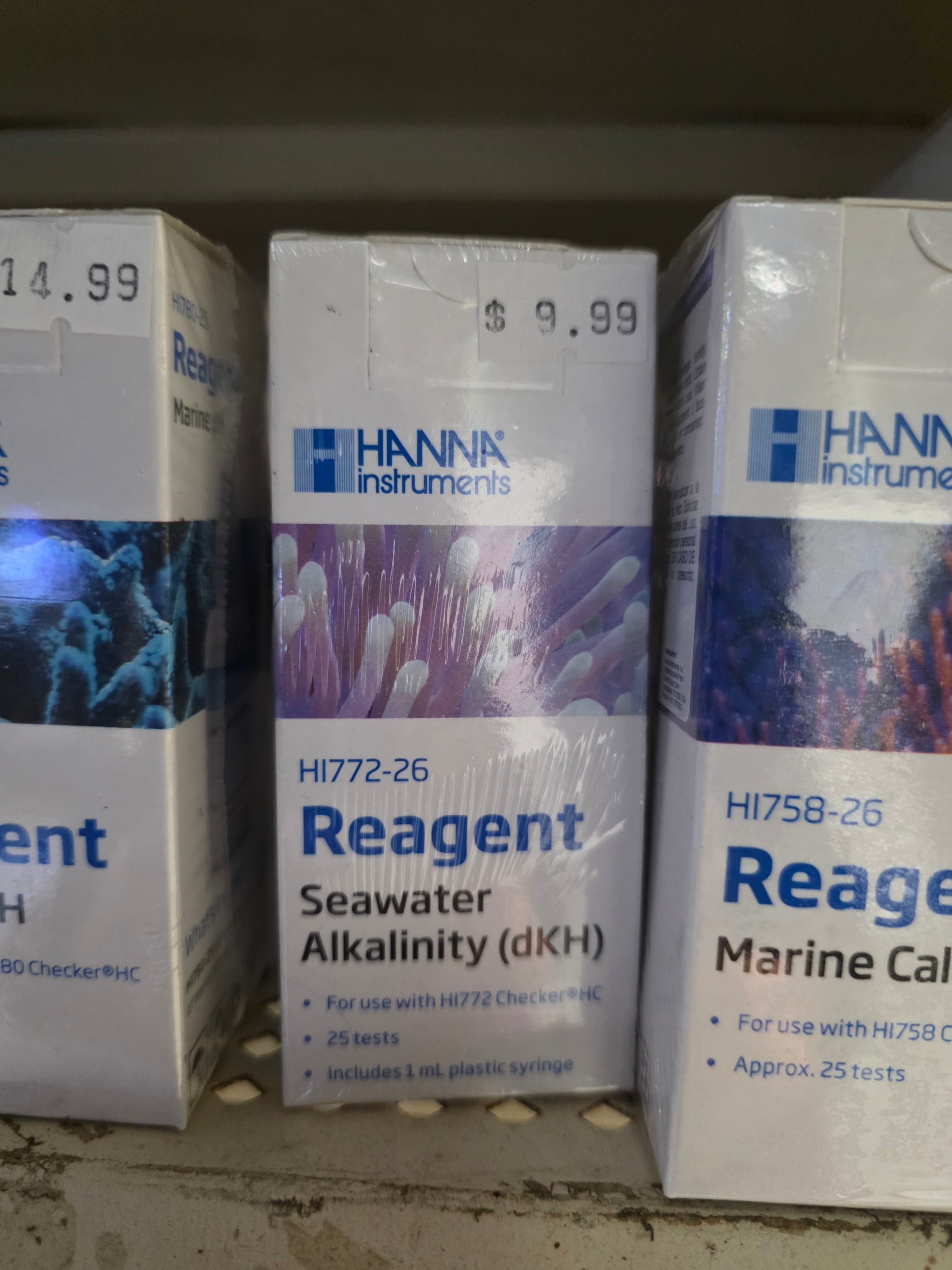 Marine Alkalinity Colormetric Method Reagents for 25 tests
