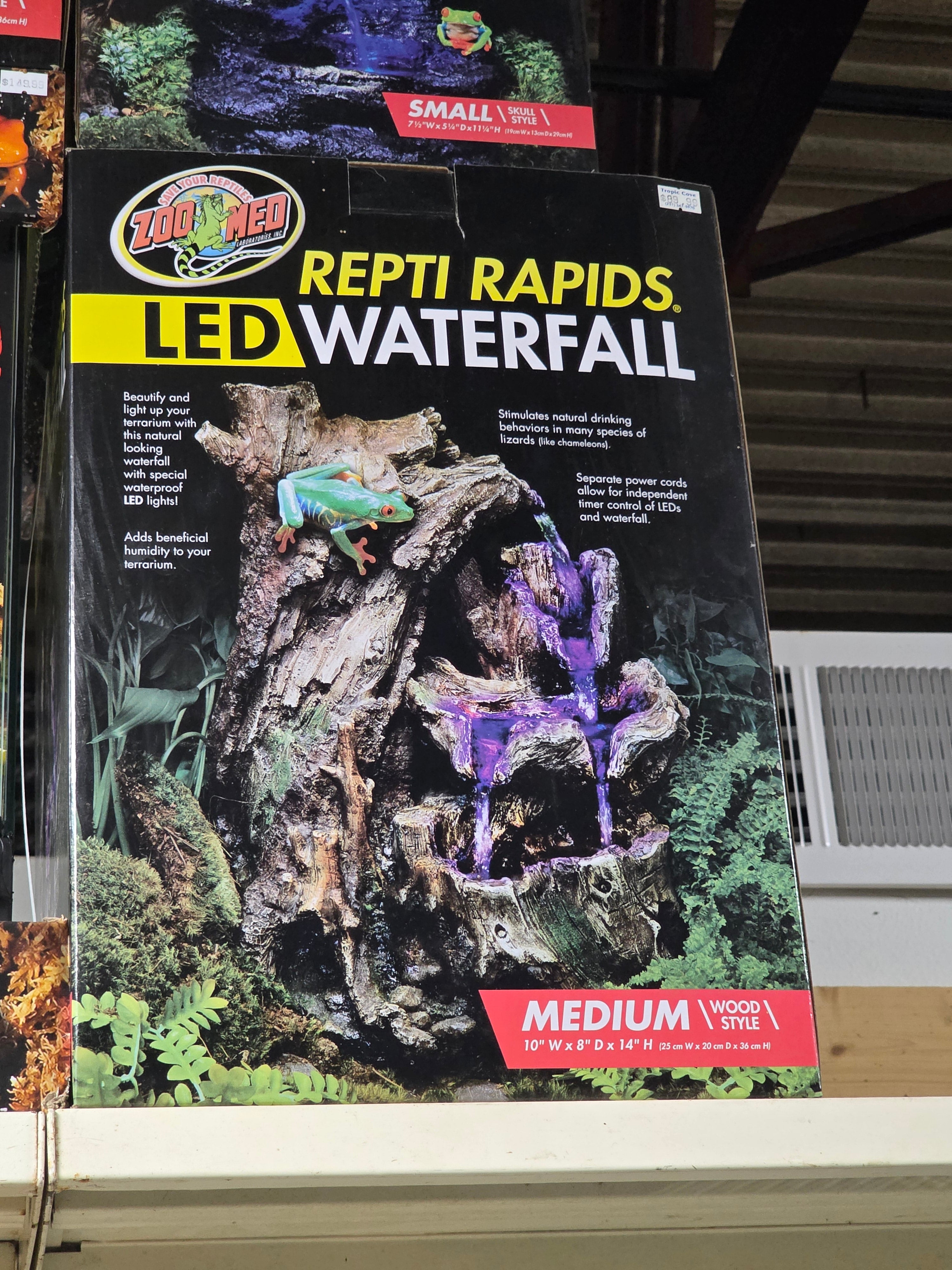 Zoo Med ReptiRapid LED Waterfall- Medium