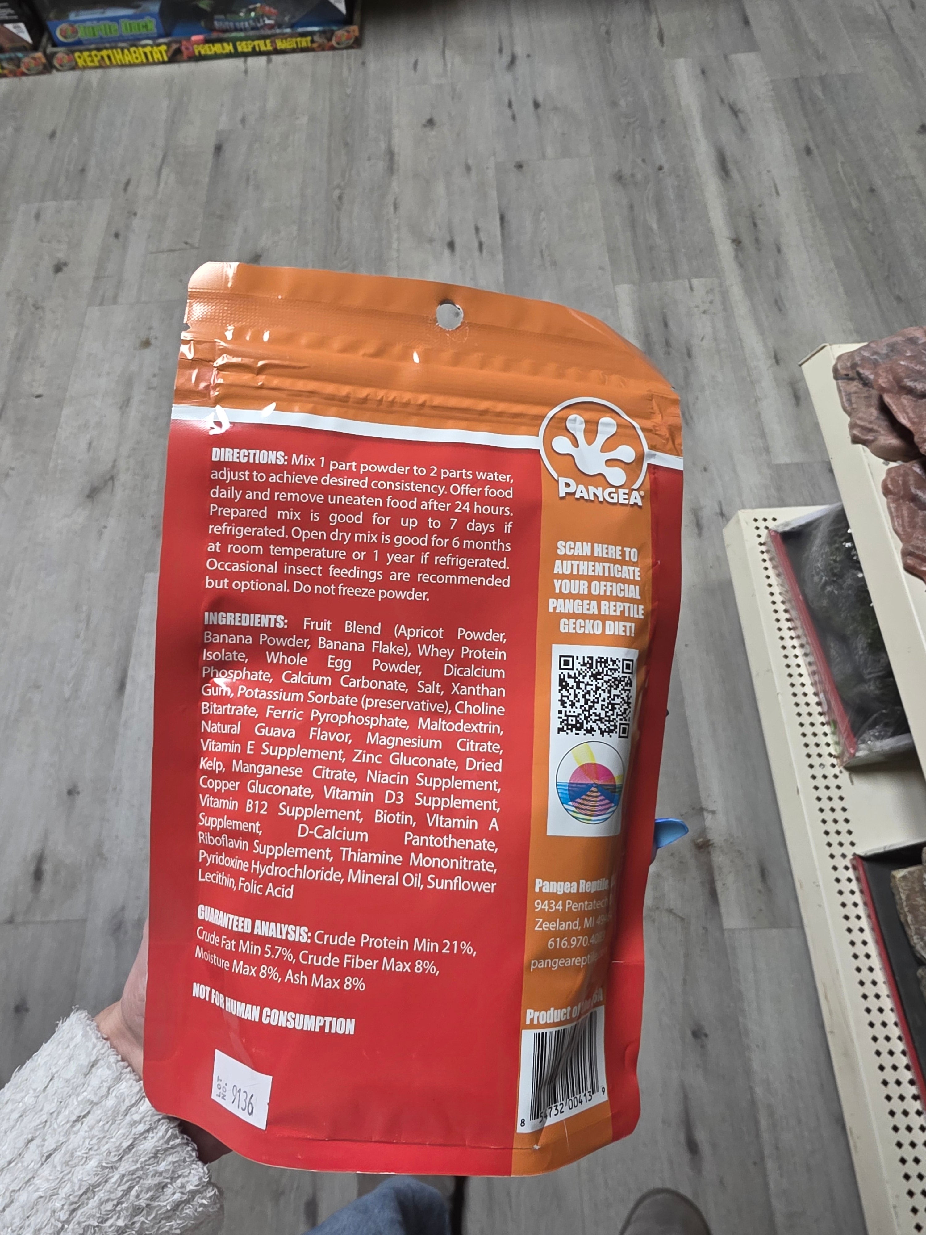 Pangea Complete Gecko Diet Apricot 8oz