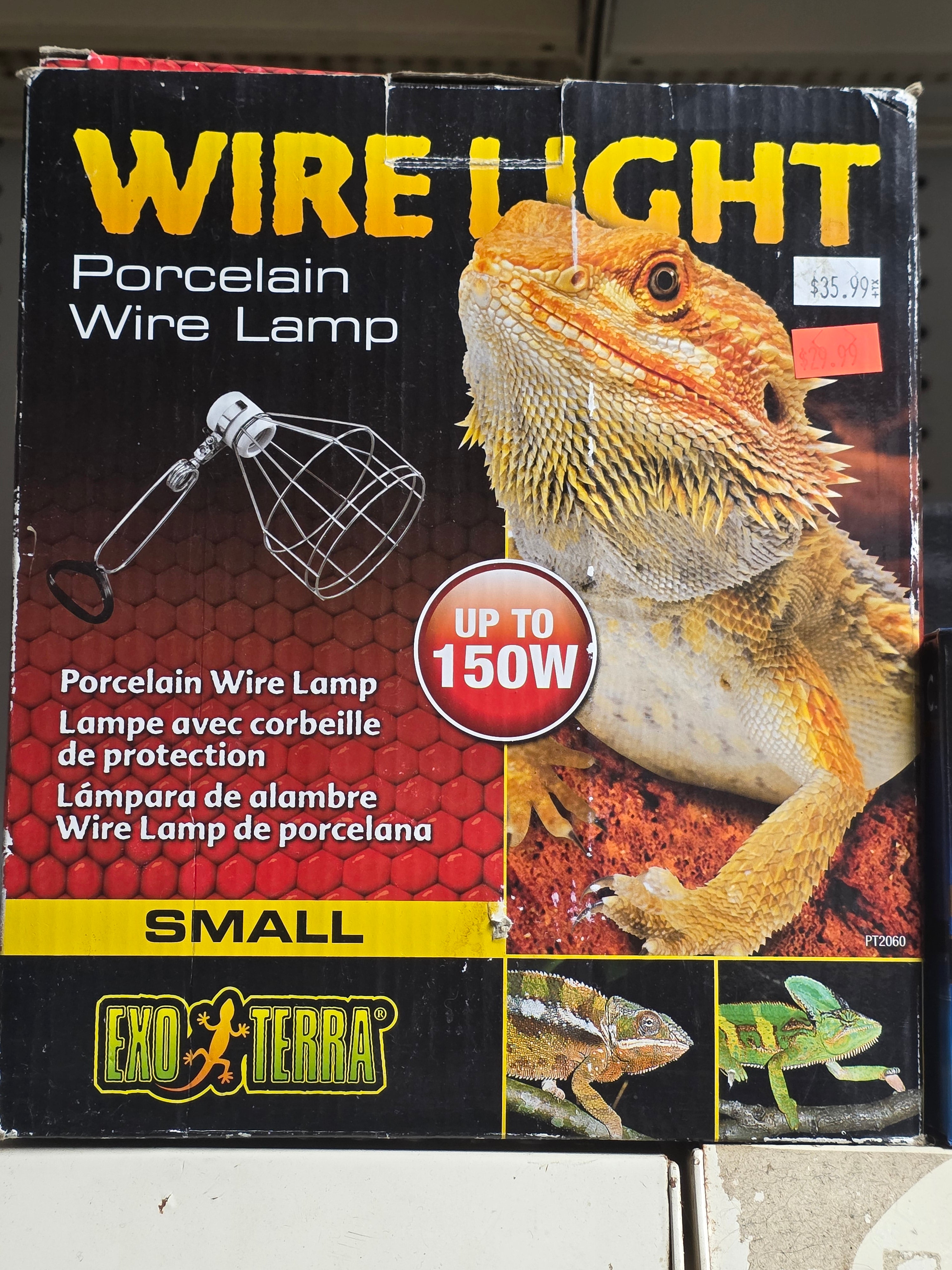 Wire Light Clamp Lamp Small