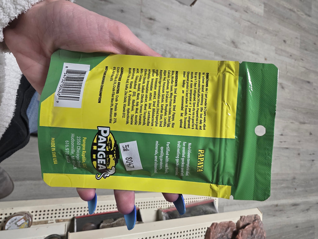 Pangea Complete Gecko Diet Papaya 2oz