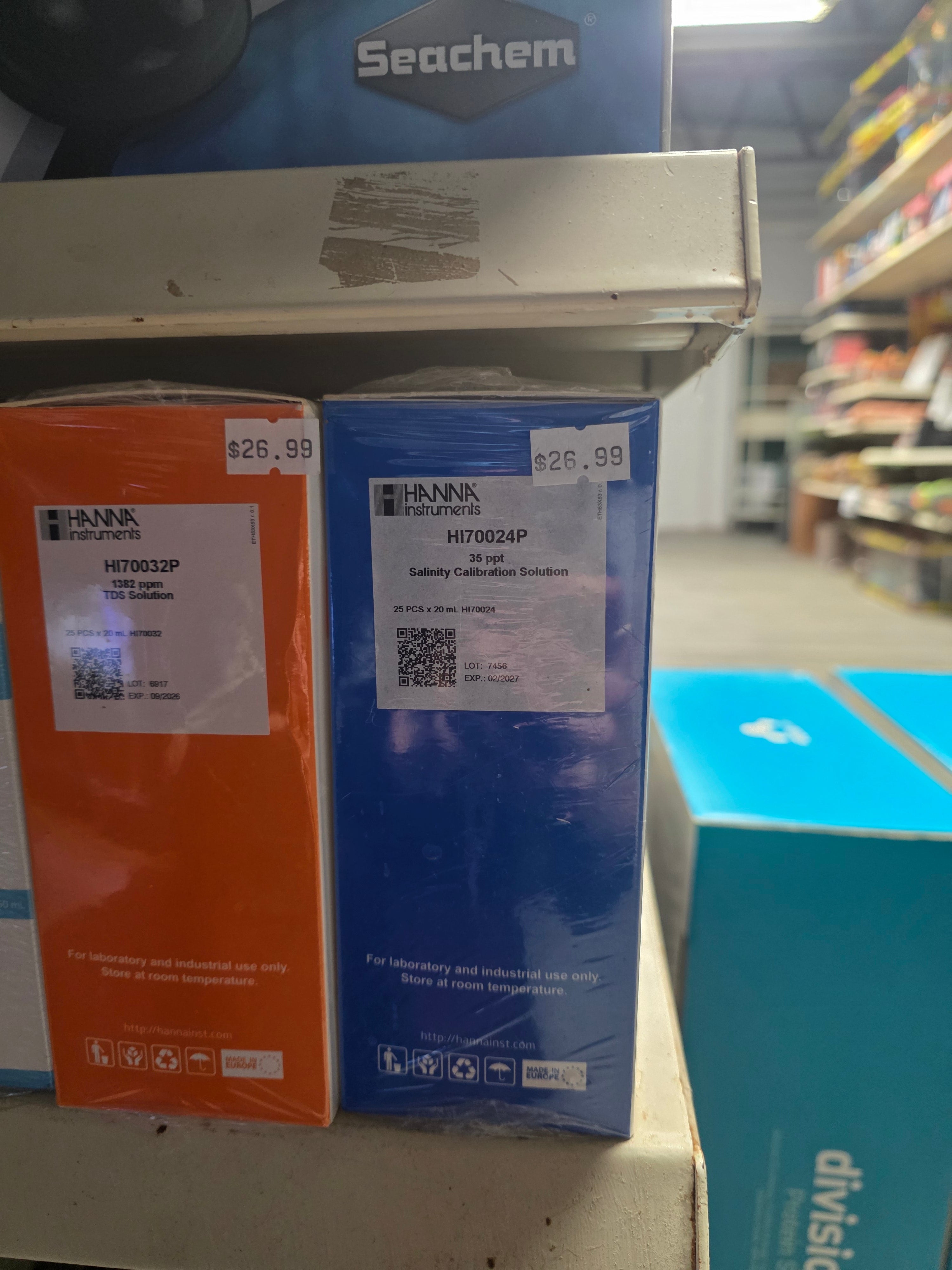 HI Salinity Calibration Standard Sachets