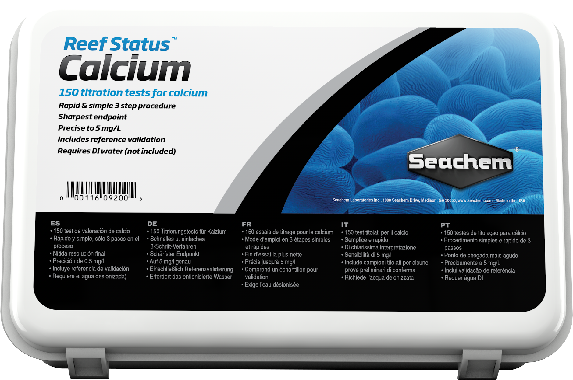 Seachem Reef Status Calcium Test Kit