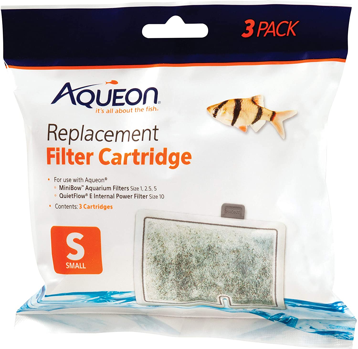 Aqueon Filter Cartridge SMALL 3pk