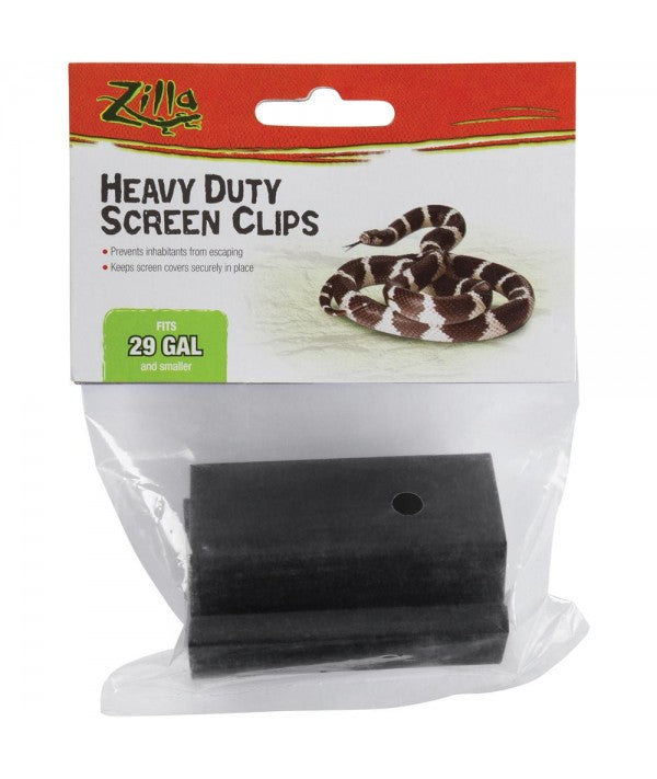 Terrarium Screen Clips fits 29 gallon and smaller