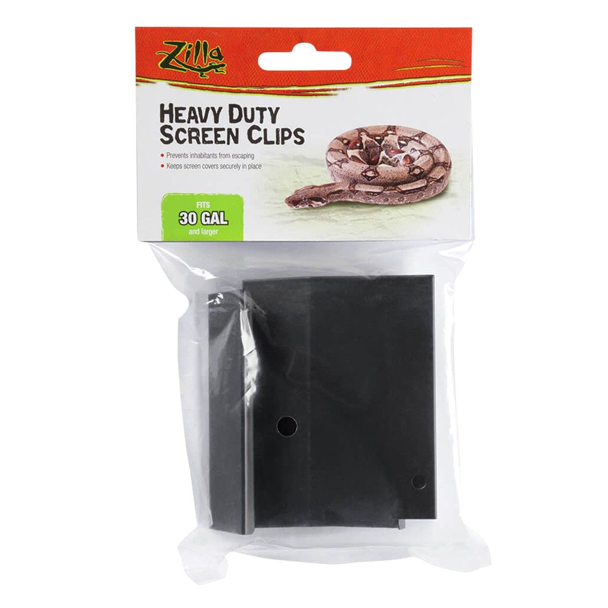Terrarium Screen Clips fits 30 gallon and larger