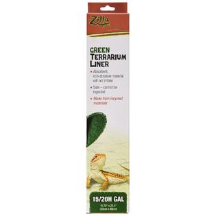 Zilla Terrarium Liner Green 15/20H gallon